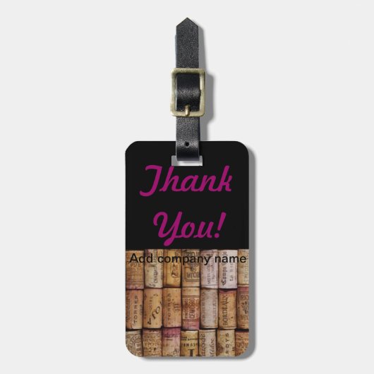 ワインの愛 ラゲッジタグ (正面縦)