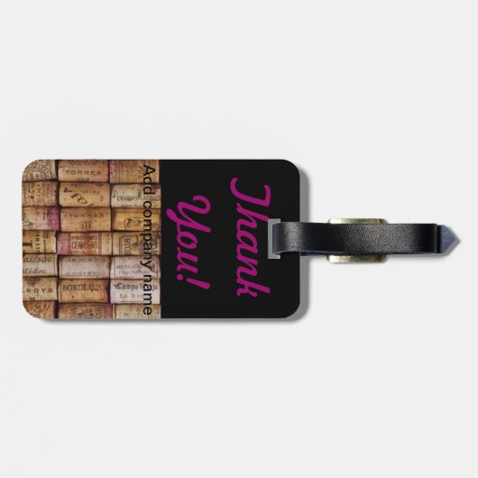 ワインの愛 ラゲッジタグ (裏面横)