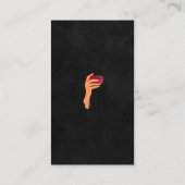 ワインの手持ちグラス 名刺 (裏面)