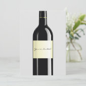 ワインの招待カード 招待状 (スタンド正面)