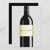 ワインの招待カード 招待状 (正面/裏面)