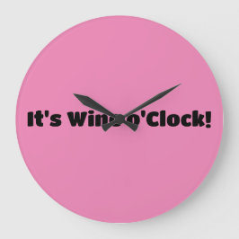 ワインの時計 ラージ壁時計