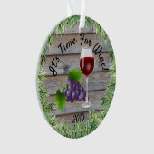 ワインの時間だ！ オーナメント (正面)