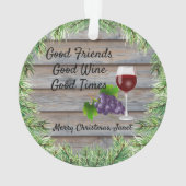 ワインの時間だ！ オーナメント (裏面)