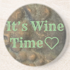 「ワインの時間だ」コースター コースター