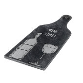 ワインの時間黒板のワイン・ボトル及びガラス カッティングボード (角)