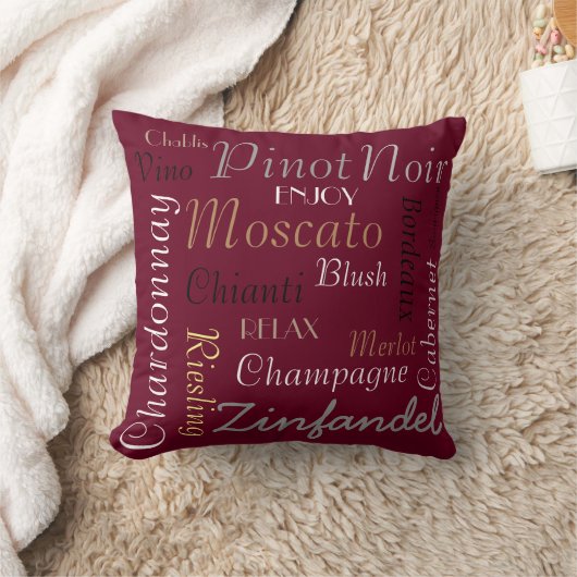 ワインの時間 クッション (ブランケット)