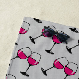 ワインの時間 ビーチタオル