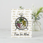 「ワインの時間」ブドウズ招待状 招待状 (スタンド正面)