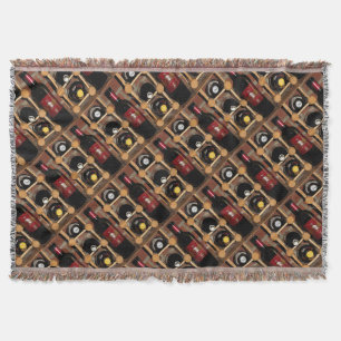 ワインの棚のブランケット スローブランケット