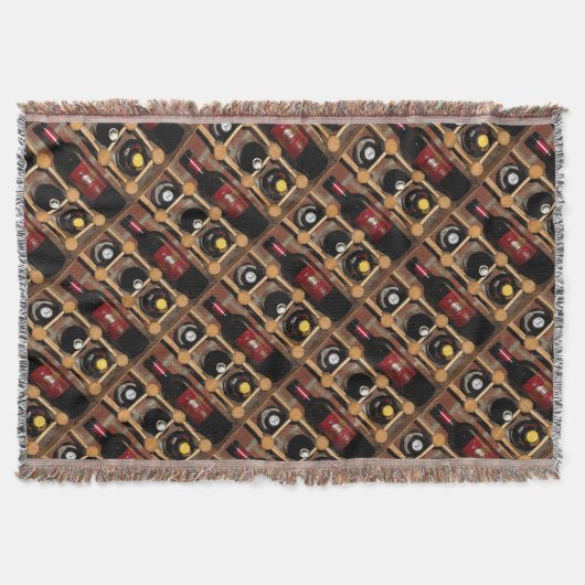 ワインの棚のブランケット スローブランケット (正面)