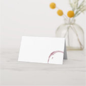 ワインの汚れワイナリーエスコート座席表セット プレイスカード (裏面)