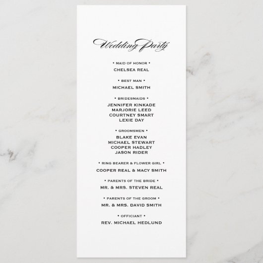 ワインの汚れワイナリーブドウ畑セレモニープログラム プログラム (裏面)