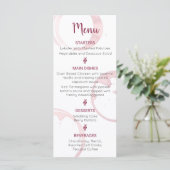 ワインの汚れ結婚のメニュー メニュー (スタンド正面)