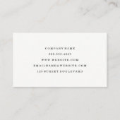 ワインの汚れ |ワイナリー 名刺 (裏面)