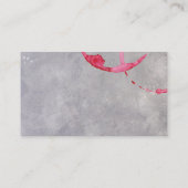 ワインの汚れ |ワイナリー 名刺 (裏面)