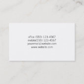 ワインの汚れ（黄金色） 名刺 (裏面)