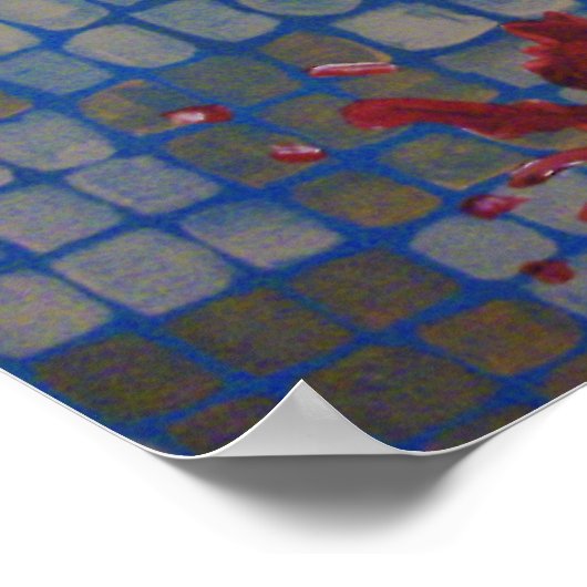 ワインの流出 ポスター (角)