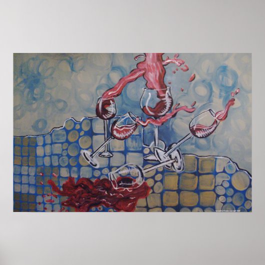 ワインの流出 ポスター (正面)