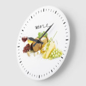 ワインの目利き時計 ラージ壁時計 (傾斜)