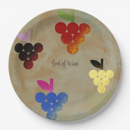 ワインの神アドニス ペーパープレート