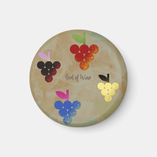 ワインの神アドニス マグネット (正面)