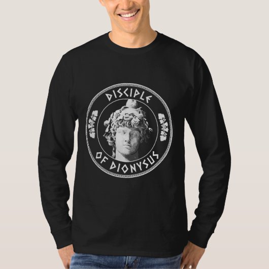ワインの神ディオニュソスの弟子 Tシャツ (正面)