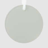 ワインの絵画を楽しんでいるかわいいBrindle犬 オーナメント (裏面)