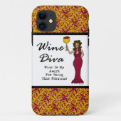 ワインの花型女性歌手"ワインですのための私の賞すばらしい"は Case-Mate iPhoneケース (裏面)