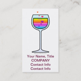 ワインの芸術の名刺 名刺