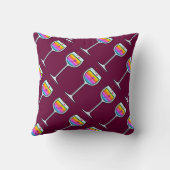 ワインの芸術の投球か腰神経の枕 クッション (裏面)