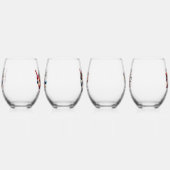 ワインの茎のないガラスには時期尚早だろうか ステムなしワイングラス (右)