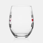 ワインの茎のないガラスのために夫を交換する ステムなしワイングラス (左)