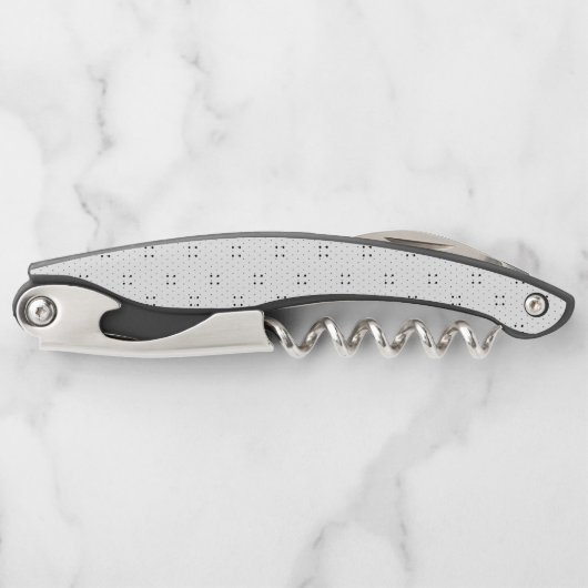 ワインの街，ホワイトコルク抜き ソムリエナイフ (正面)