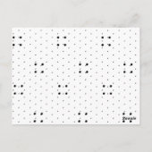 ワインの街,ホワイト ポストカード (裏面)