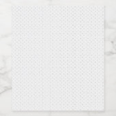 ワインの街、ホワイト ワインラベル (シングルラベル)