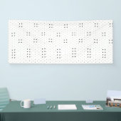 ワインの街,白いバナー 横断幕 (トレードショー)