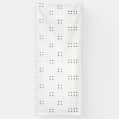 ワインの街,白いバナー 横断幕 (縦)