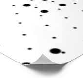 ワインの街、白い台座の看板 ポスター (角)