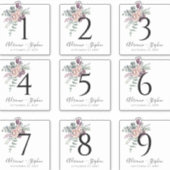 ワインの表番号ラベルボトルユーカリ シール (正面)