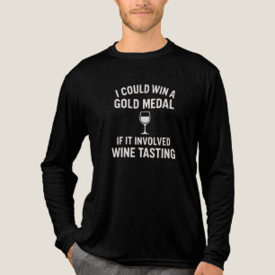 ワインの試飲が関わる競技なら金メダルを取れる トライブレンドTシャツ