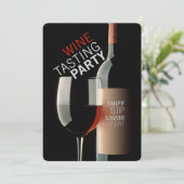 ワインの試飲のパーティー 招待状 (スタンド正面)