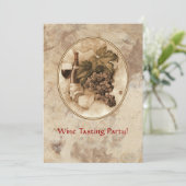 ワインの試飲のパーティー 招待状 (スタンド正面)