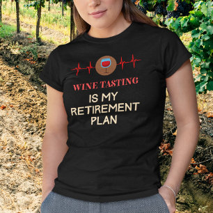 ワインの試飲の引退 Tシャツ