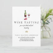 ワインの試飲の招待 招待状 (スタンド正面)