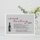 ワインの試飲パーティー 招待状 (スタンド正面)