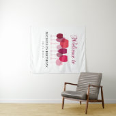 ワインの試飲写真の背景 タペストリー (インサイチュ(横))