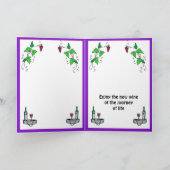 ワインの試飲 カード (内部)