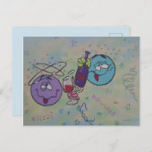 ワインの試飲 シーズンポストカード (正面/裏面)