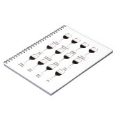 ワインの試飲 ノートブック (左側)